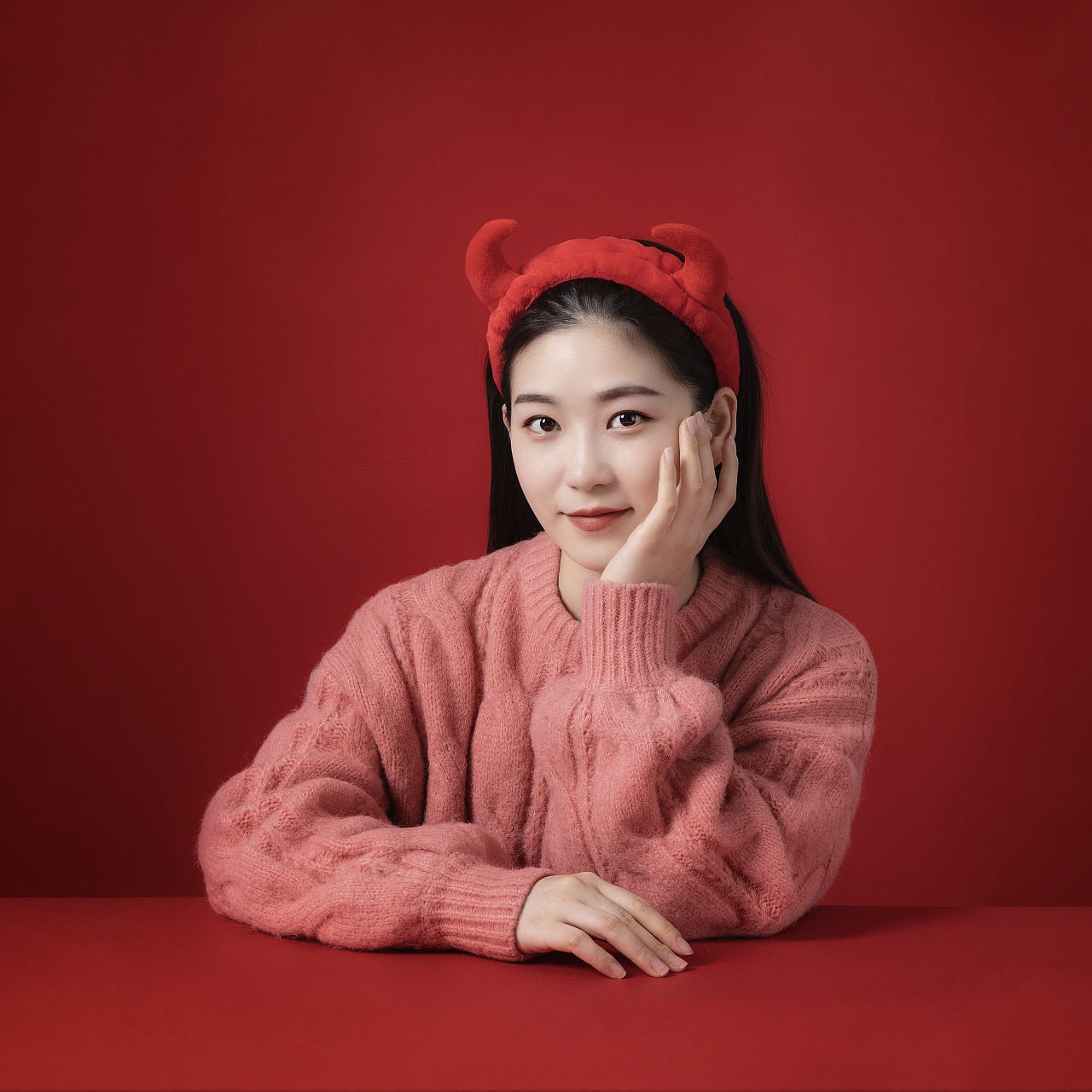 红色调图片拍摄