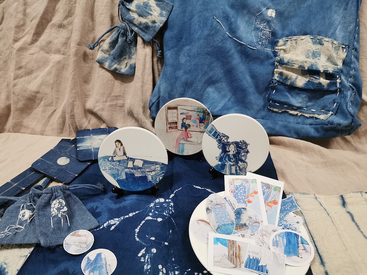 #2020青春答卷#《我与蓝印花布的邂逅》