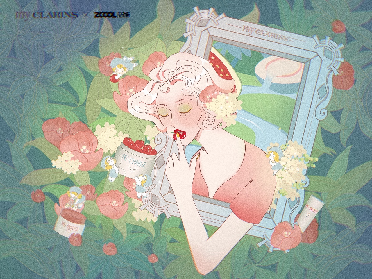 #my CLARINS寻找天然好食肌#（图ZMjk4Nzg2NTAw） - 海报 - 站酷设计师Z096908921原创素材 - 站酷ZCOOL