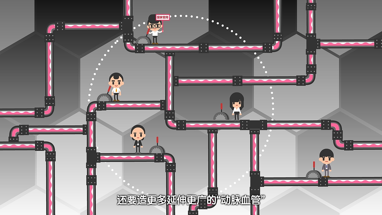 国家管网是什么公司？（图ZMTg4ODAxMTIw） - 动画片 - 站酷设计师派克星超人原创素材 - 站酷ZCOOL