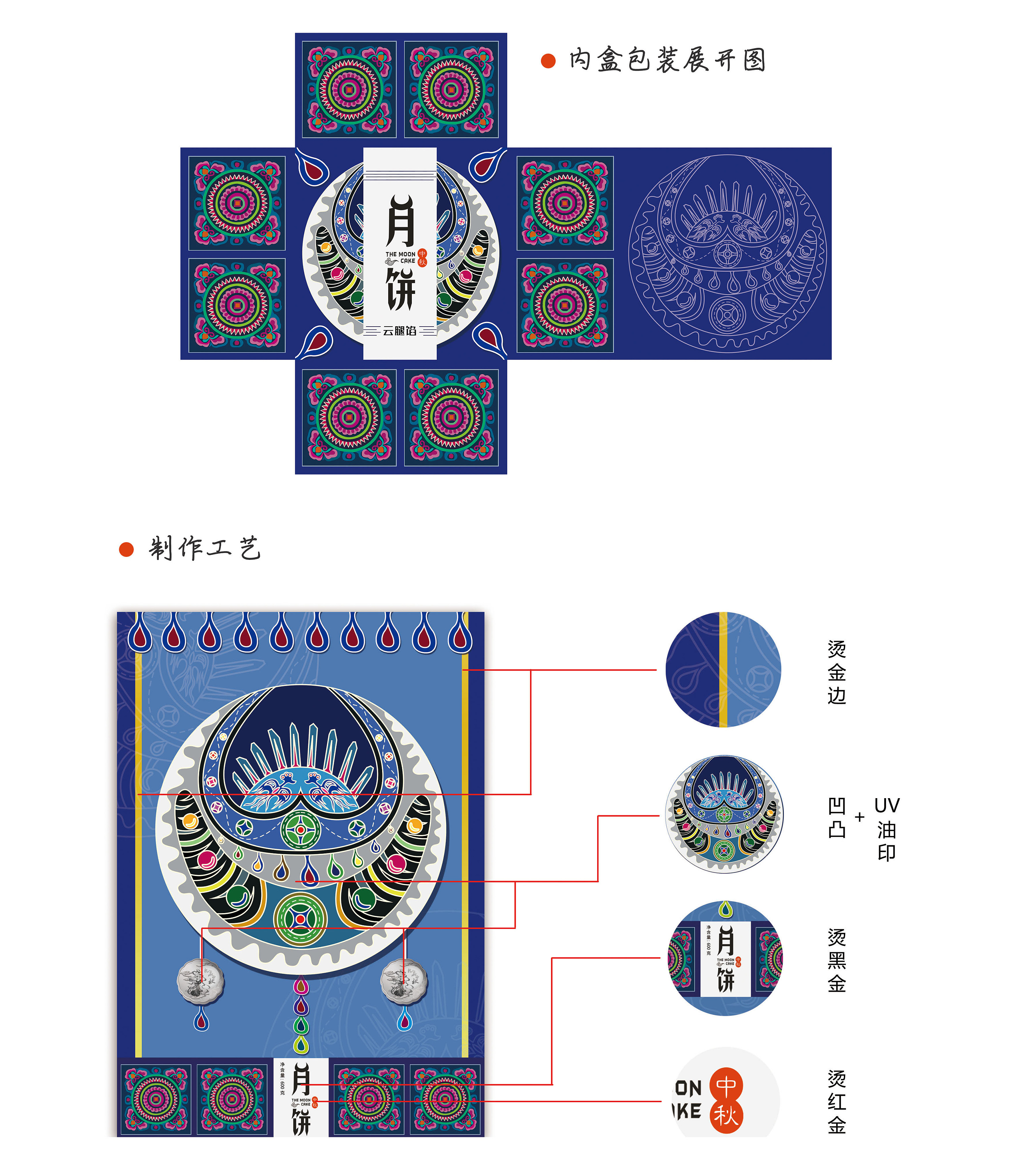 民族风月饼包装设计