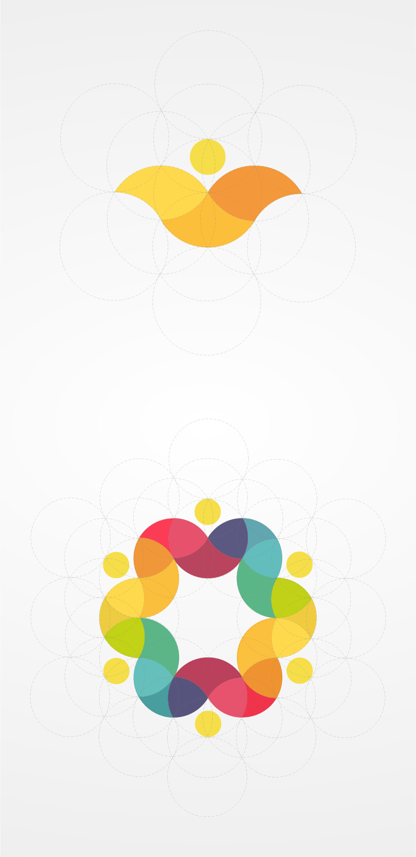 尺规作图-圆切 logo