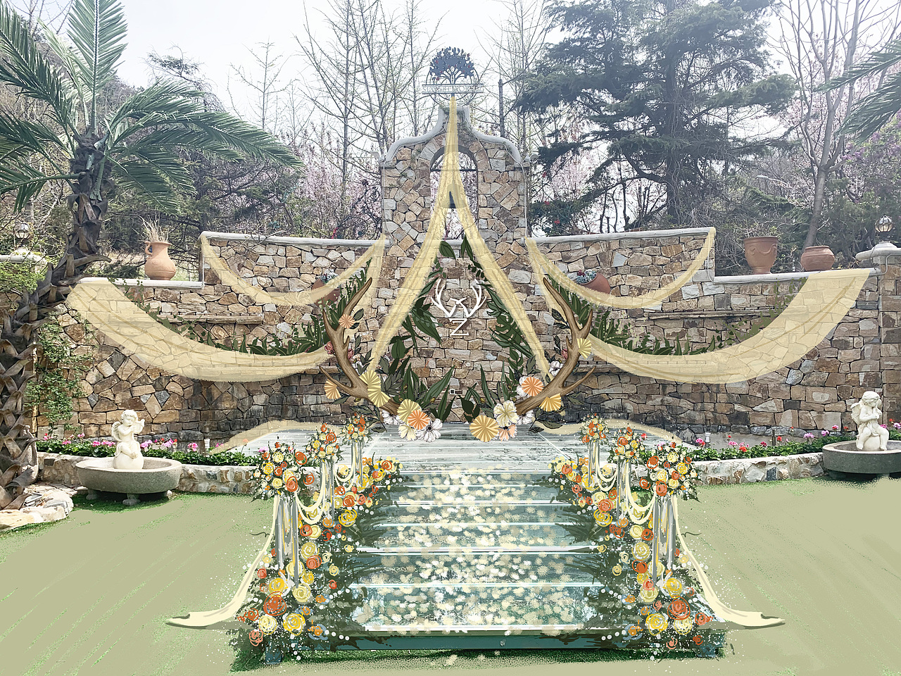 室外高性价比婚礼设计