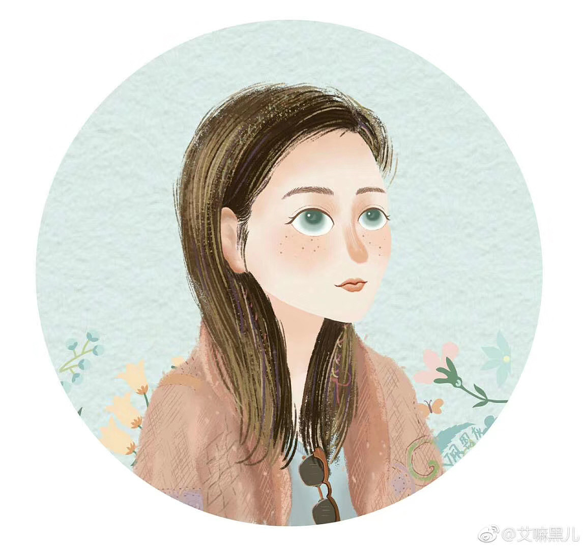 小清新插画头像（图ZMjA2MjEwMzcy） - 商业插画 - 站酷设计师艾麻嘿儿原创素材 - 站酷ZCOOL