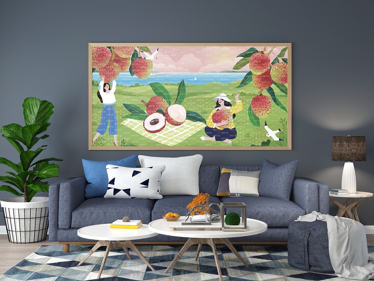 农产品水果包装荔枝插画设计（图ZMjUyMzU2NzAw） - 商业插画 - 站酷设计师取物视研室原创素材 - 站酷ZCOOL
