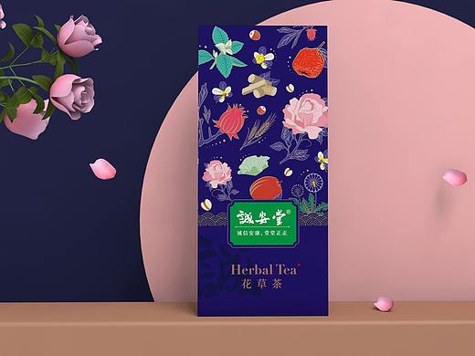 晨狮原创设计   丨   同仁堂旗下诚安堂花草茶包装设计