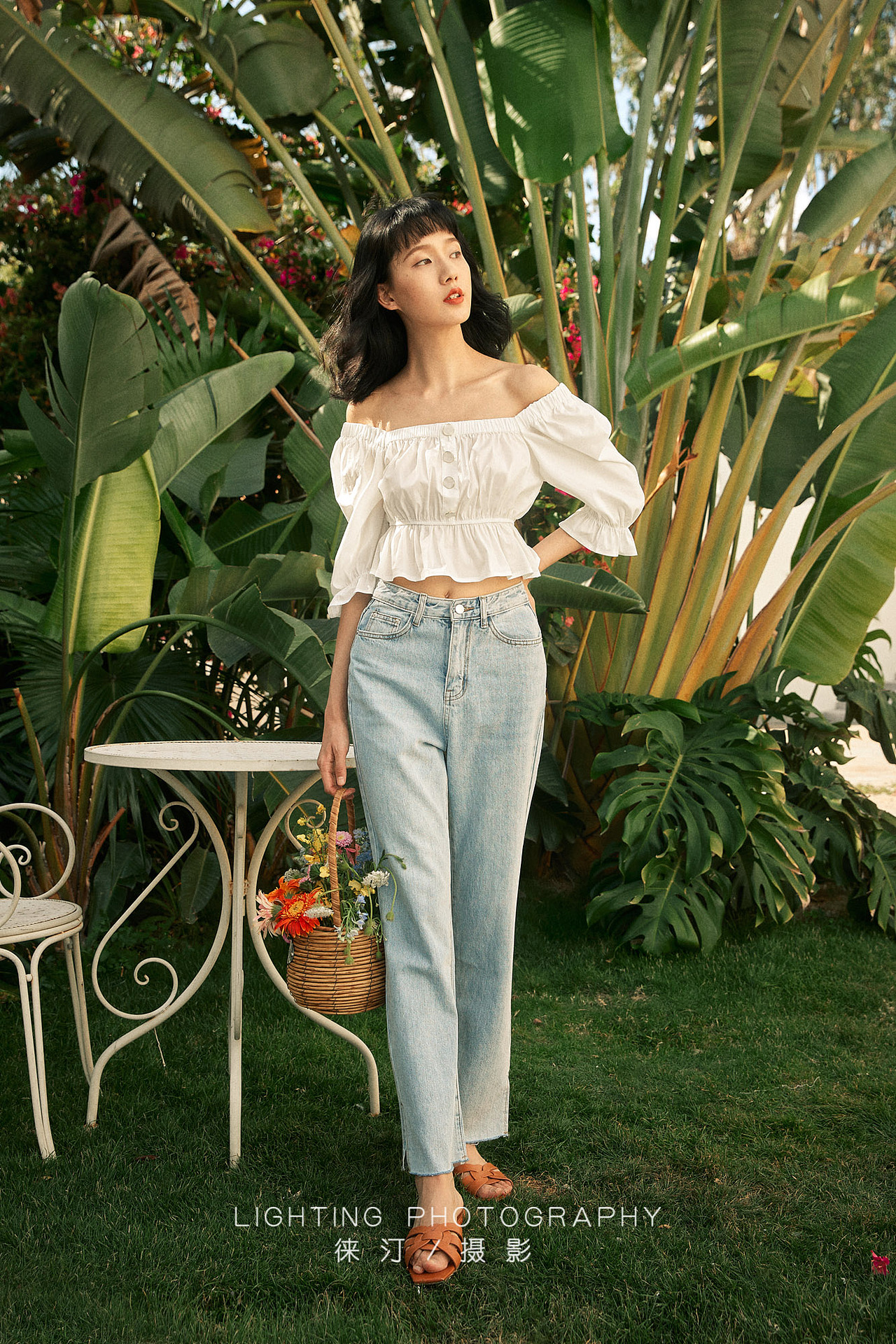 法式复古女装摄影,服装街拍,田园风