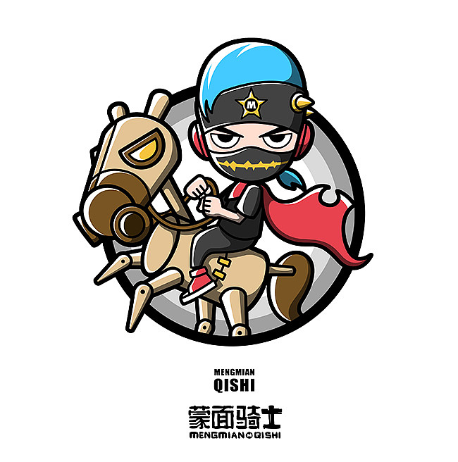 蒙面骑士-形象（图ZMzYyNzEzMjA=） - 新锐潮流插画 - 站酷设计师SOOU小牛原创素材 - 站酷ZCOOL