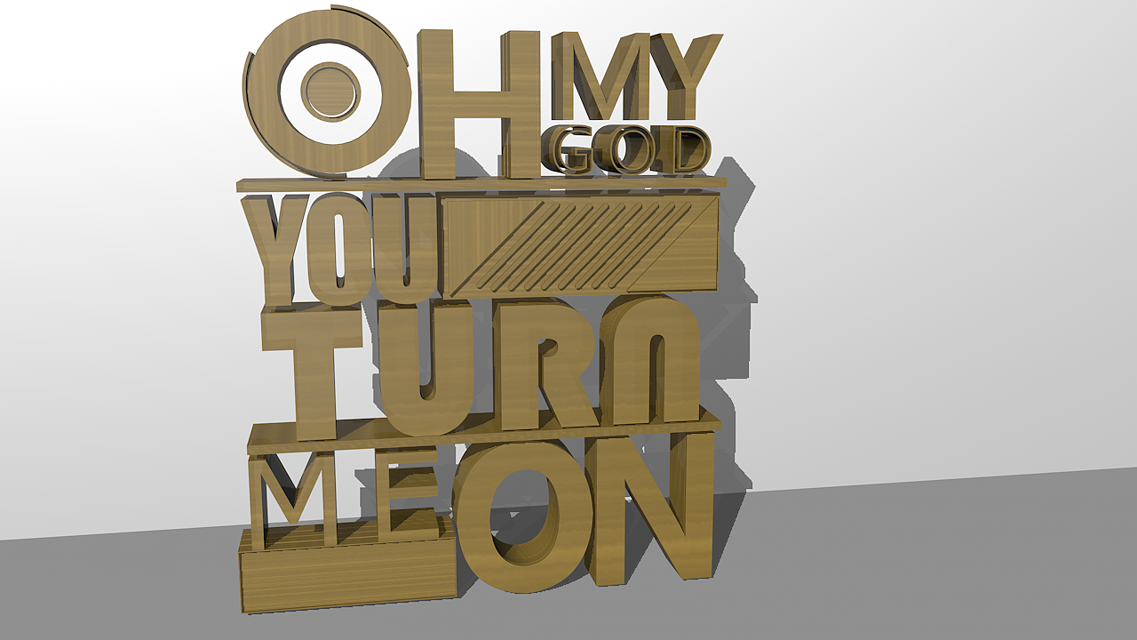 3d海报数字模型图