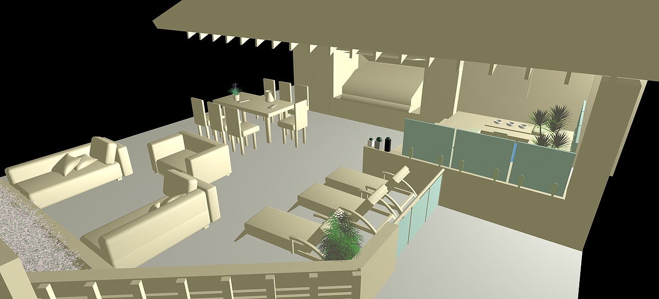 3DMAX 场景 临摹