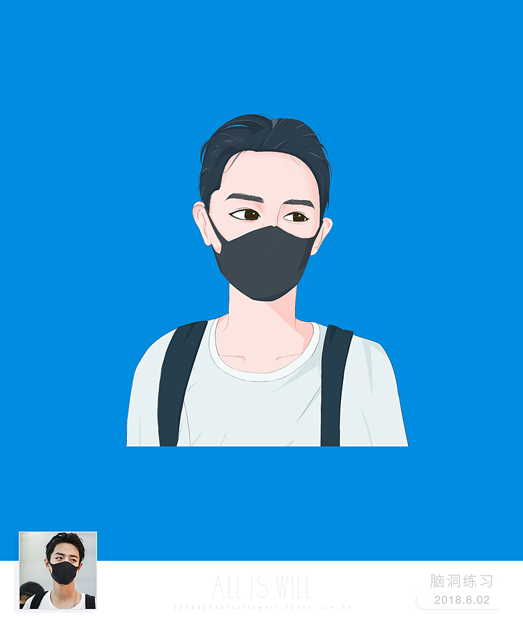 一个月的手绘插画练习