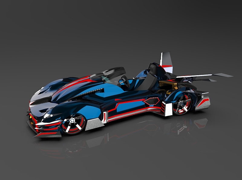 卡丁车造型设计