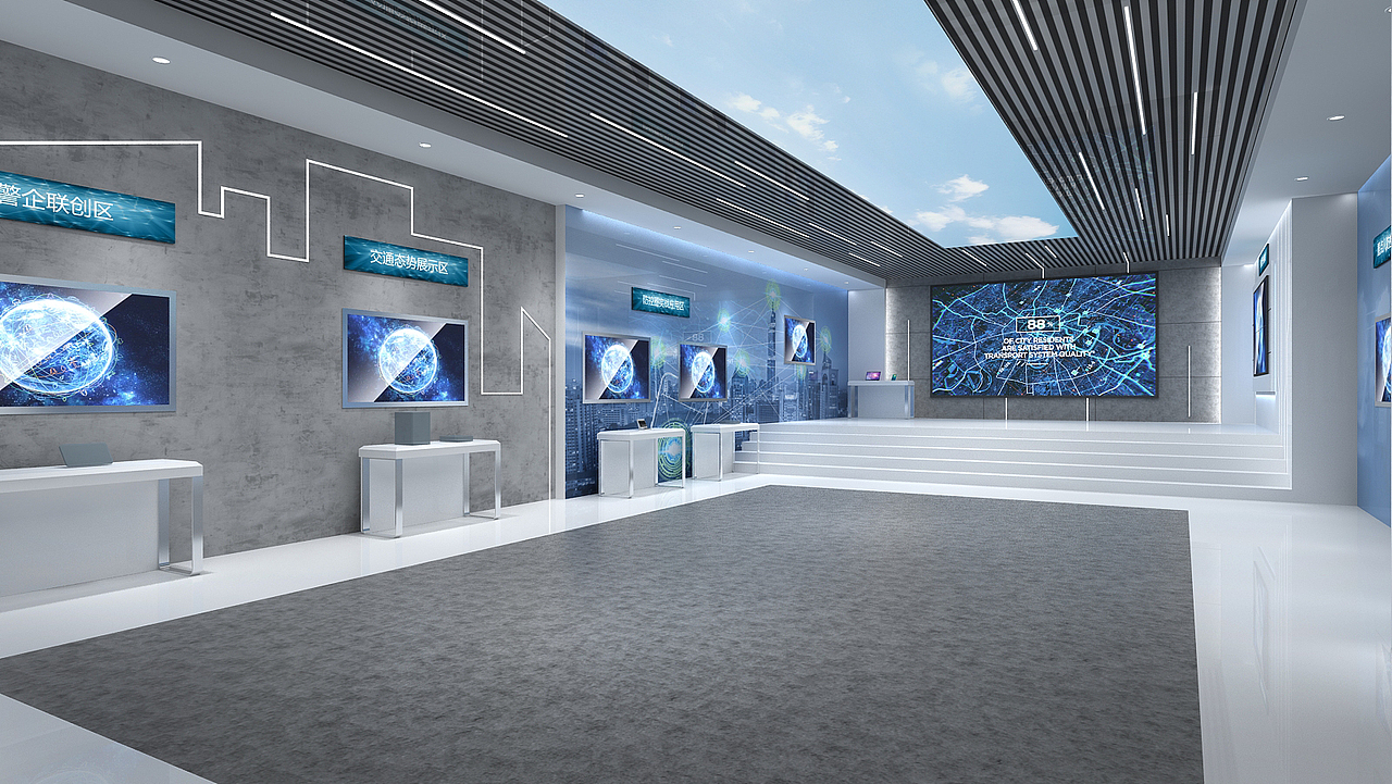 武汉公安局展厅（图ZMjI5MDkwMjQ4） - 展陈设计 - 站酷设计师贰威原创素材 - 站酷ZCOOL