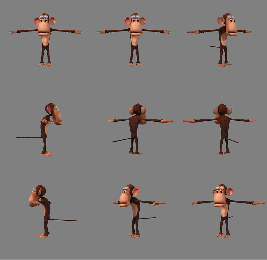 4D电影项目角色模型（图ZMzA0NzgxMDQ=） - 动画/影视 - 站酷设计师梦克斯原创素材 - 站酷ZCOOL