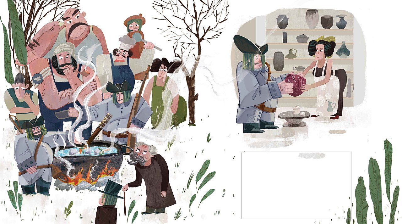 《石头汤》绘本