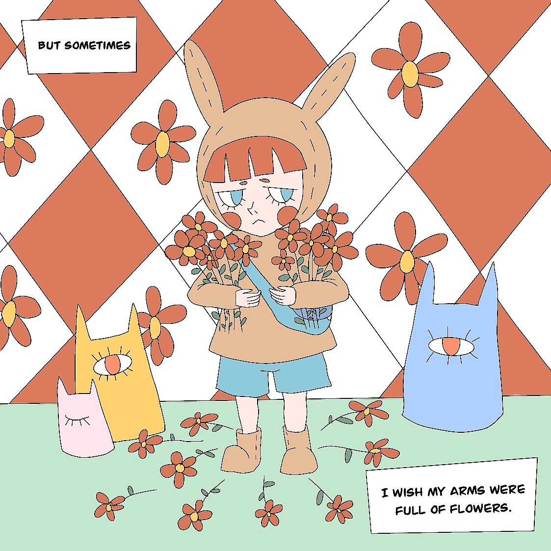 原创插画|逃学袋鼠·逃匿计划