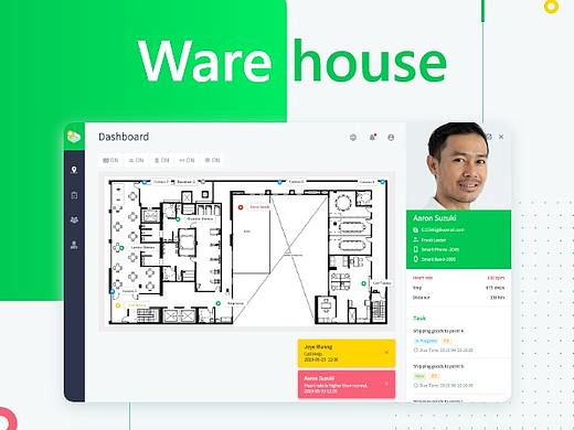 WareHouse 工廠用智能員工追蹤系統（个人主页-ZNDU5NzQ5NzY=） - 软件界面 - 站酷设计师kenzieTsai原创素材 - 站酷ZCOOL