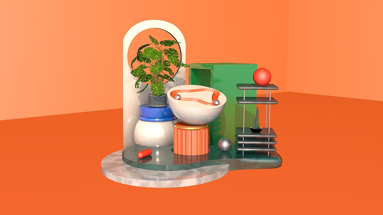 建模+基础渲染动画临摹（图ZMjM0MzY1Njky） - 场景 - 站酷设计师Yichisc原创素材 - 站酷ZCOOL