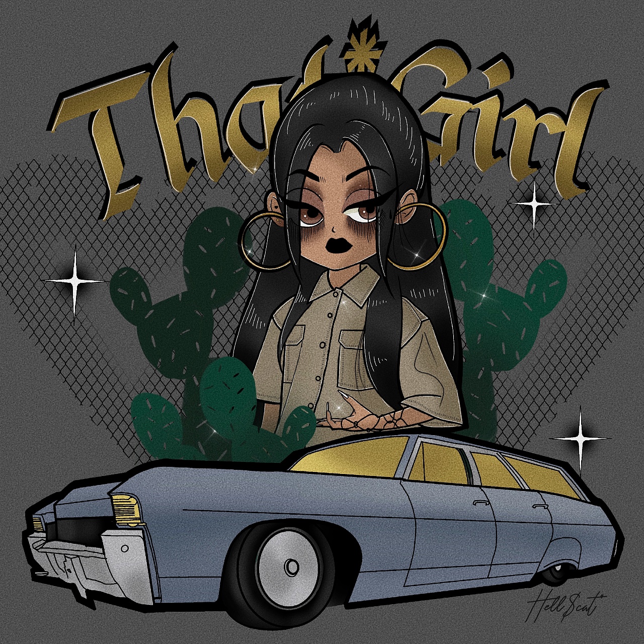 807原创插画|that girl|插画|新锐潮流插画|la807soul - 原创作品