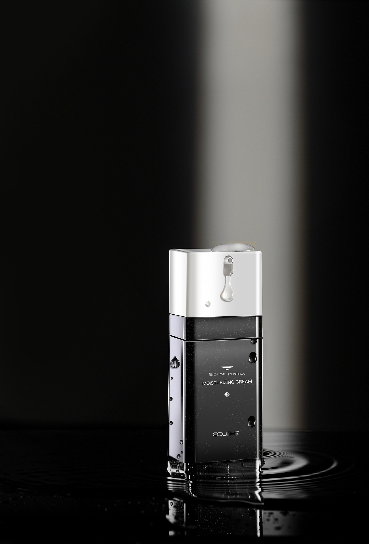 男士保湿霜拍摄