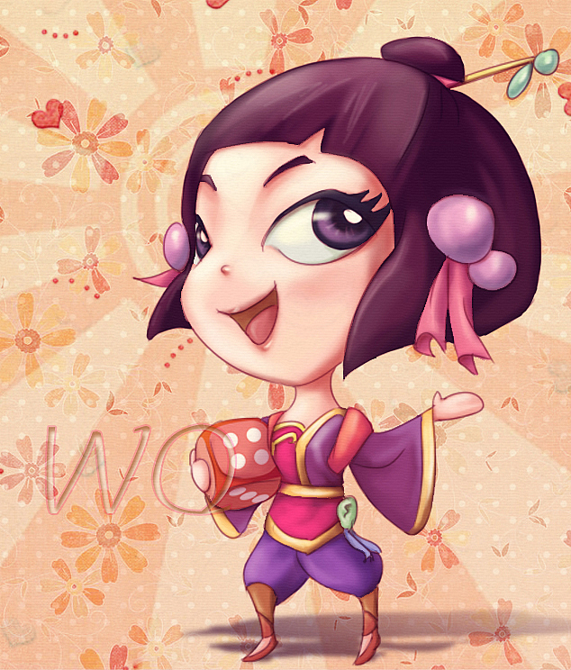 Q版风格（图ZODQ3NjQyOA==） - 商业插画 - 站酷设计师Z15672659原创素材 - 站酷ZCOOL