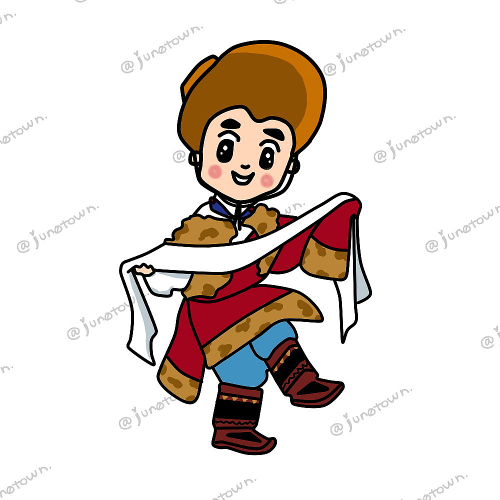 藏族小孩卡通形象