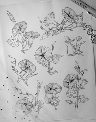 《繁花》（图ZMTM3MzgzNzY0） - 艺术插画 - 站酷设计师一超惊人文化传媒原创素材 - 站酷ZCOOL