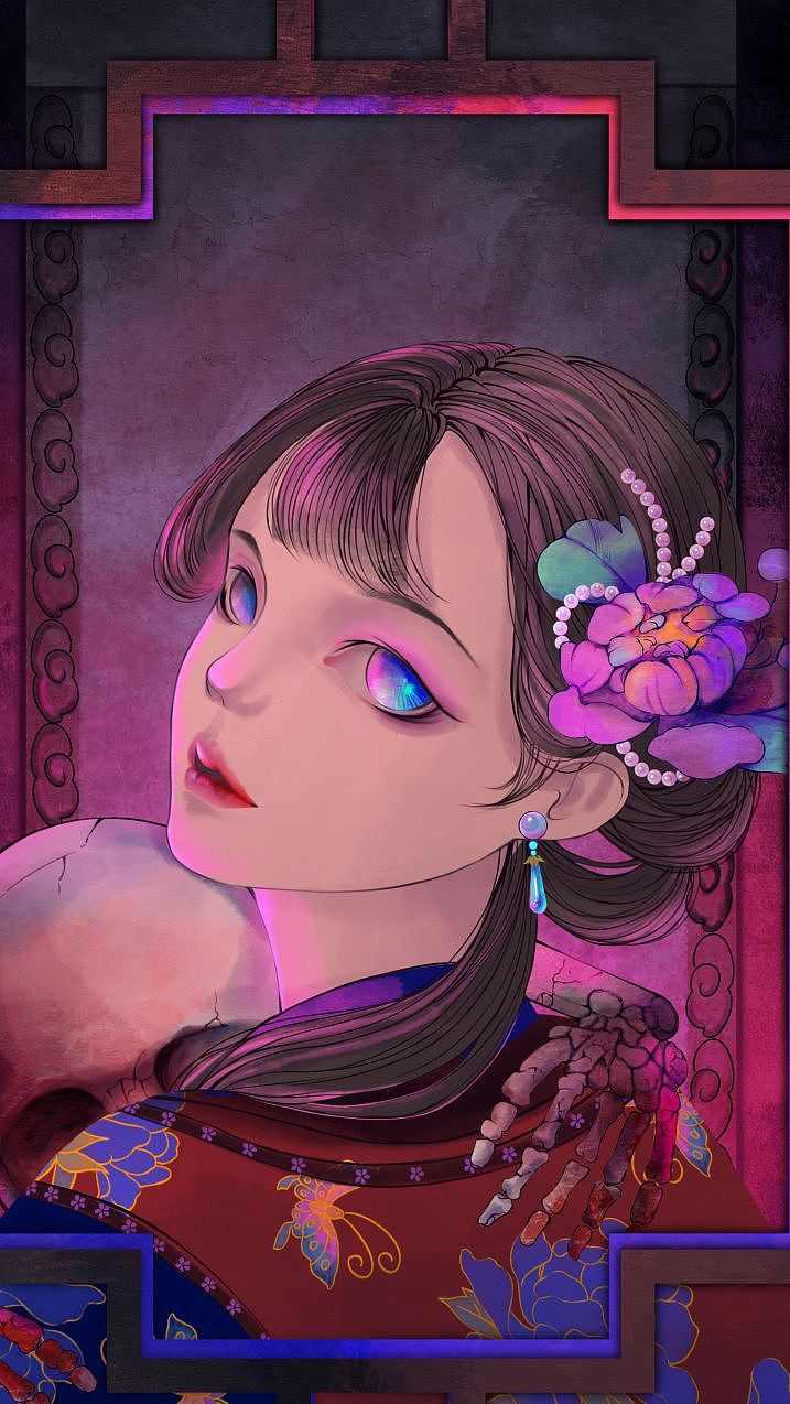 《冥》（图ZMzY4NjIxMjA4） - 创作习作 - 站酷设计师泽懿一原创素材 - 站酷ZCOOL