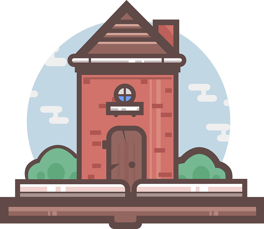 UI矢量，房子，城堡（图ZODc3ODUyNDA=） - 图标 - 站酷设计师麓云设计原创素材 - 站酷ZCOOL