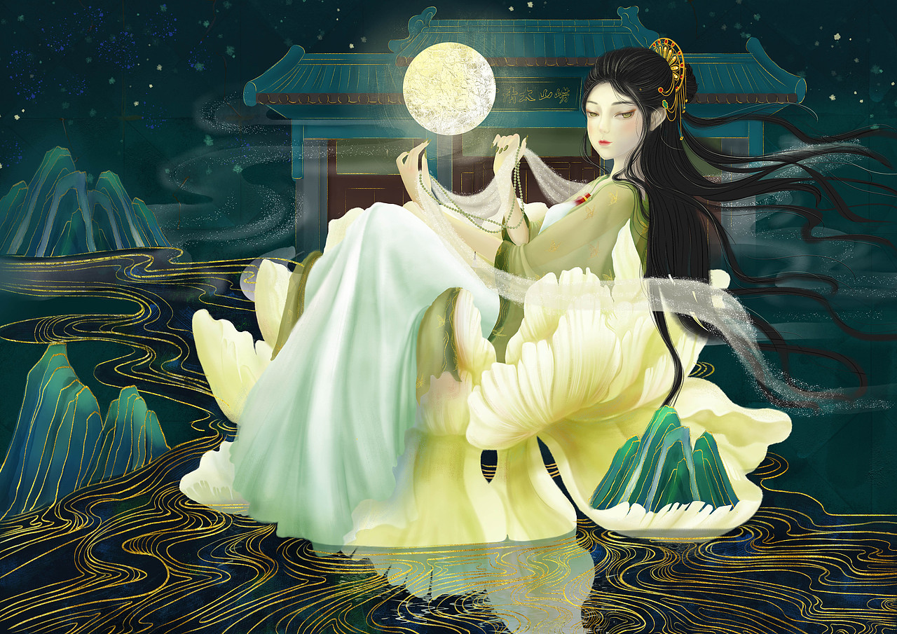 聊斋人物设计"香玉"