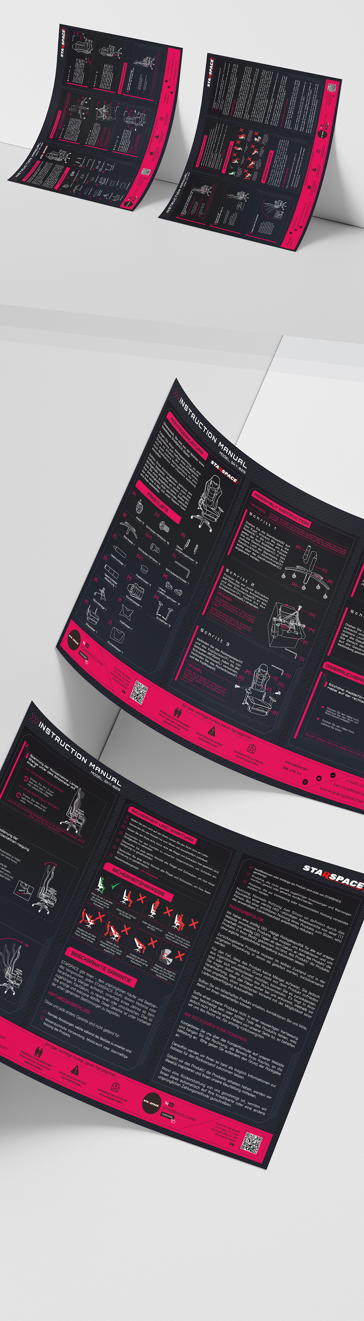 电竞椅安装说明（图ZMjM3MTM5OTg0） - 宣传物料 - 站酷设计师cahyhl原创素材 - 站酷ZCOOL