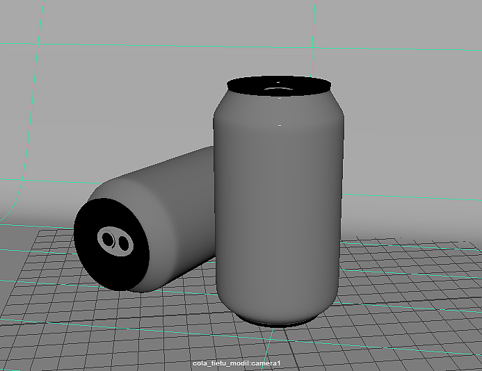 可乐建模-贴图-渲染