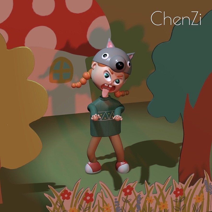 3D建模《女狼人》