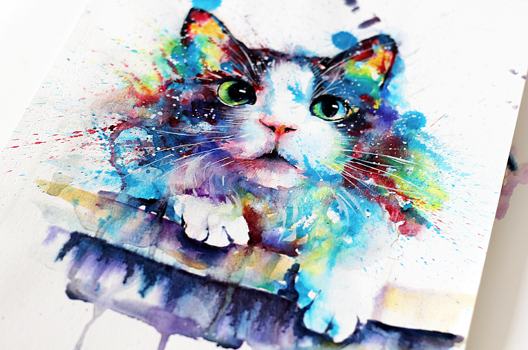 水彩下的貓青年（圖ZMzIxMzkxOTY=） - 商業(yè)插畫 - 站酷設(shè)計(jì)師lvireland原創(chuàng)素材 - 站酷ZCOOL