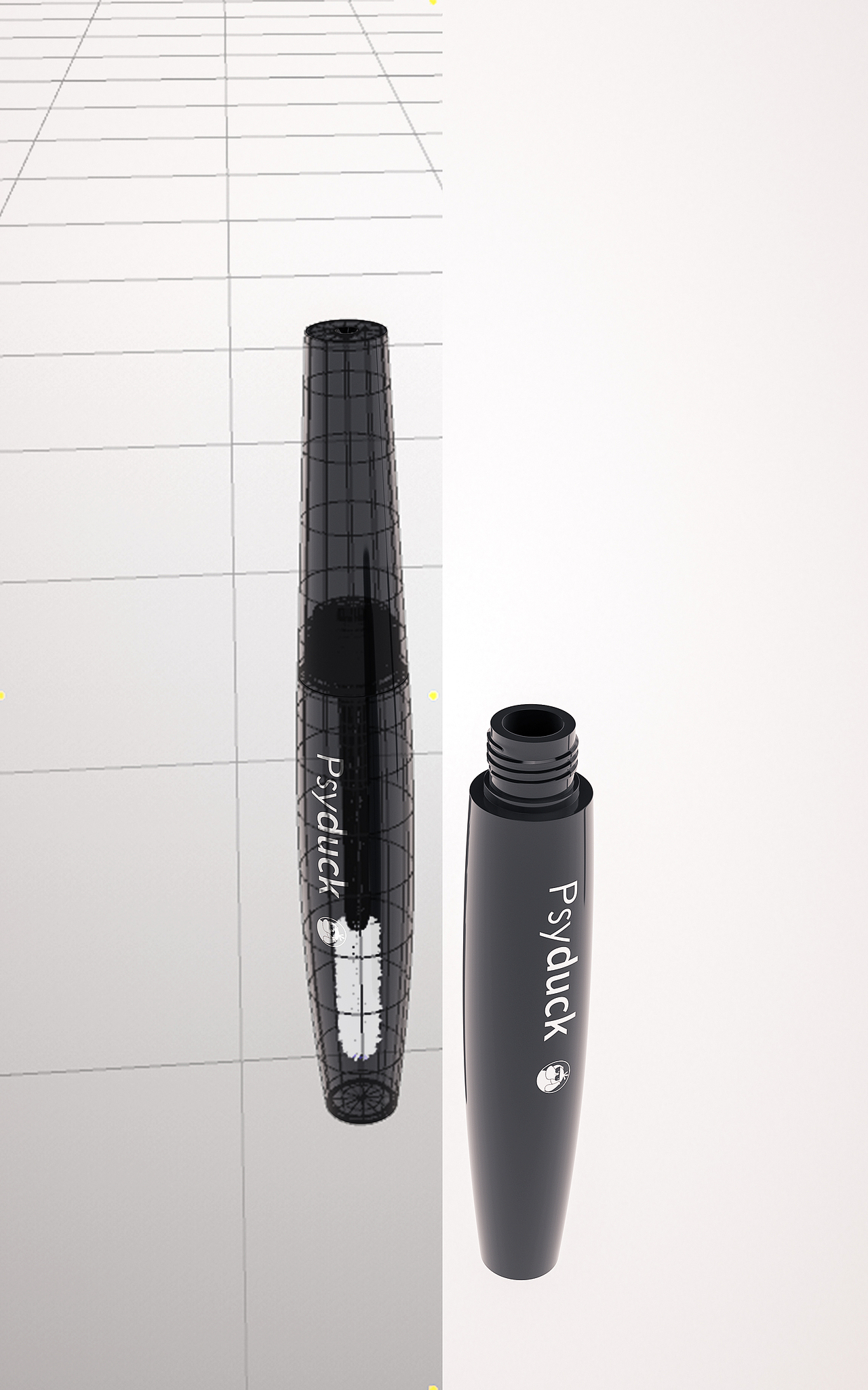 C4D睫毛膏建模练习