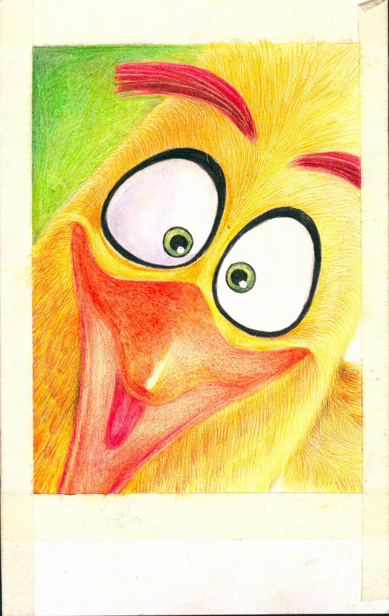 彩铅-愤怒的小鸟|纯艺术|绘画|阿夜周周周 - 原创作品 - 站酷 (zcool)