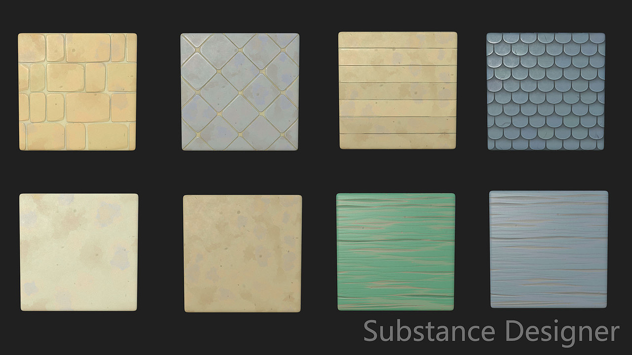 风格化建筑（图ZMjU3NzE4ODg0） - 场景 - 站酷设计师yua_da原创素材 - 站酷ZCOOL