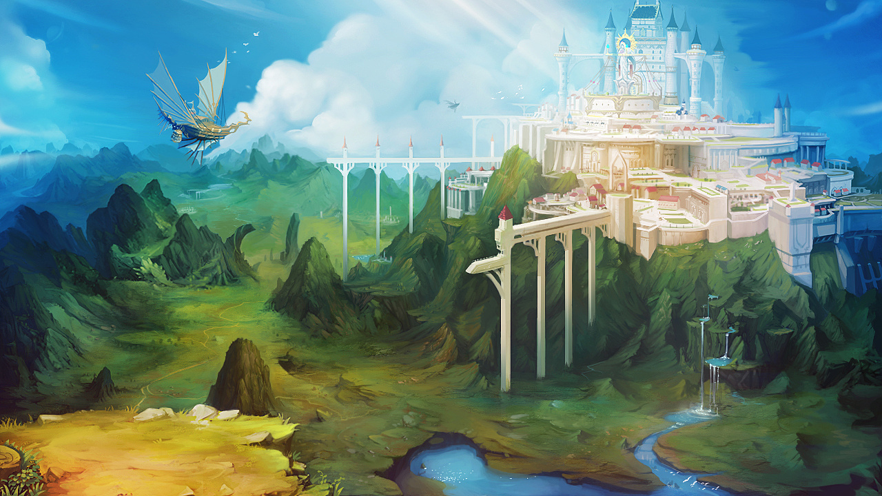 2d手游场景登录界面图-红翼游戏工厂