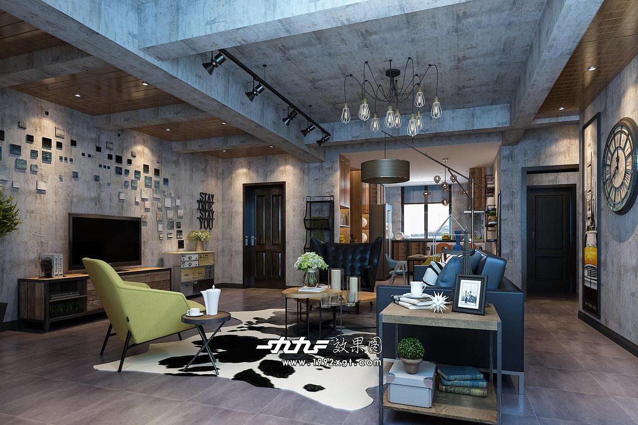 1992效果图-工业风