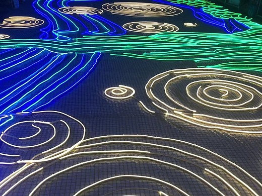 玻璃幕墙灯画 专业生产厂家 铭星灯饰