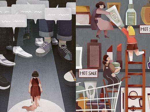 关于容貌焦虑的一系列创作