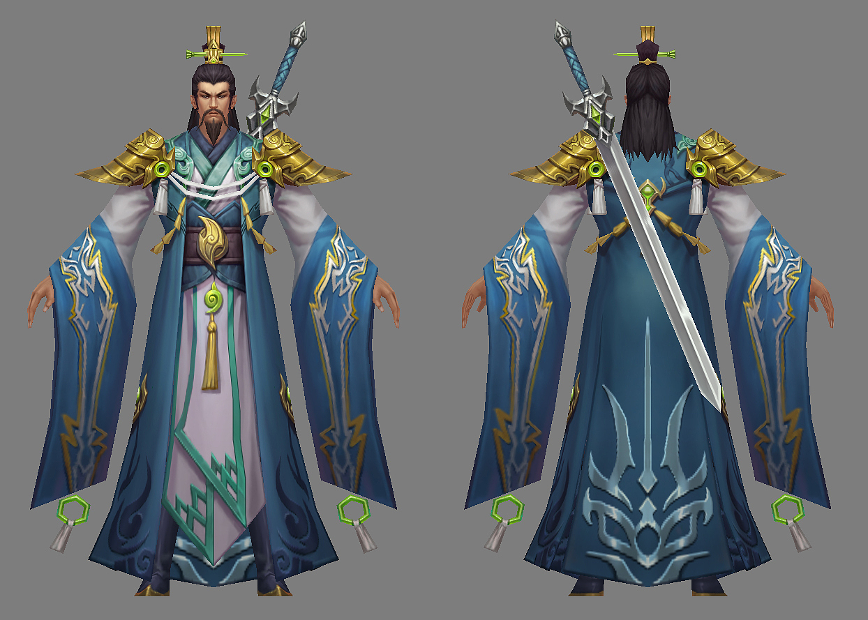 游戏人物原创设计 中国风