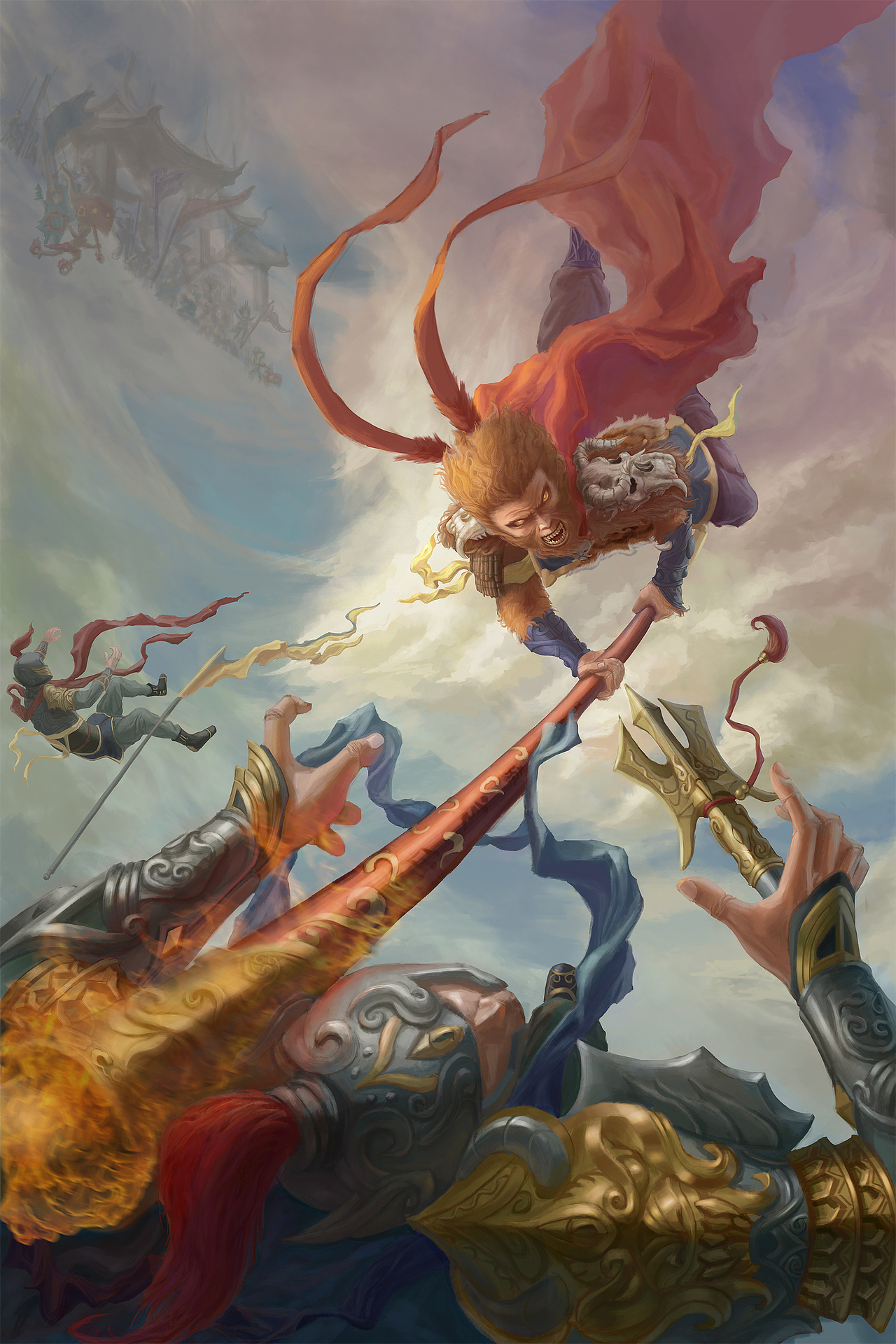 悟空|插画|游戏原画|nana的白兔_原创作品-站酷zcool