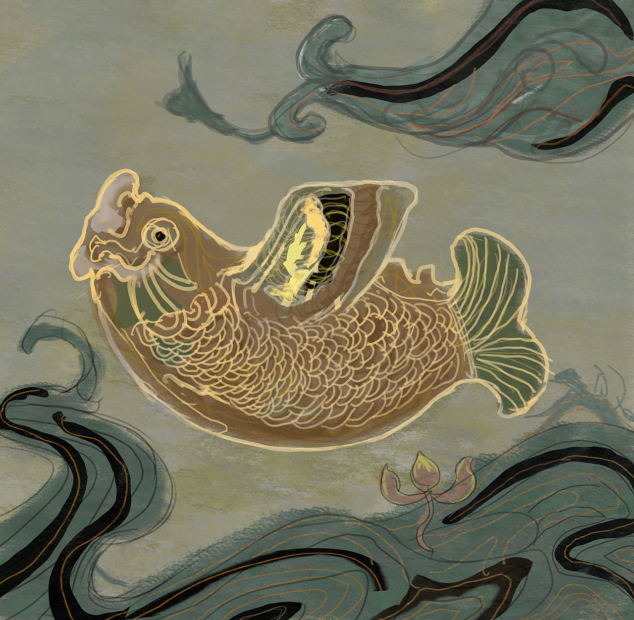 唐三彩 小插图草稿