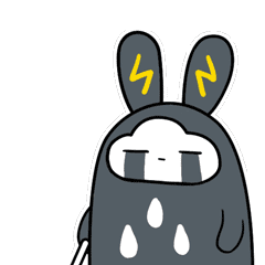 黑拾品牌IP设计微信动态表情包|社畜BOBO