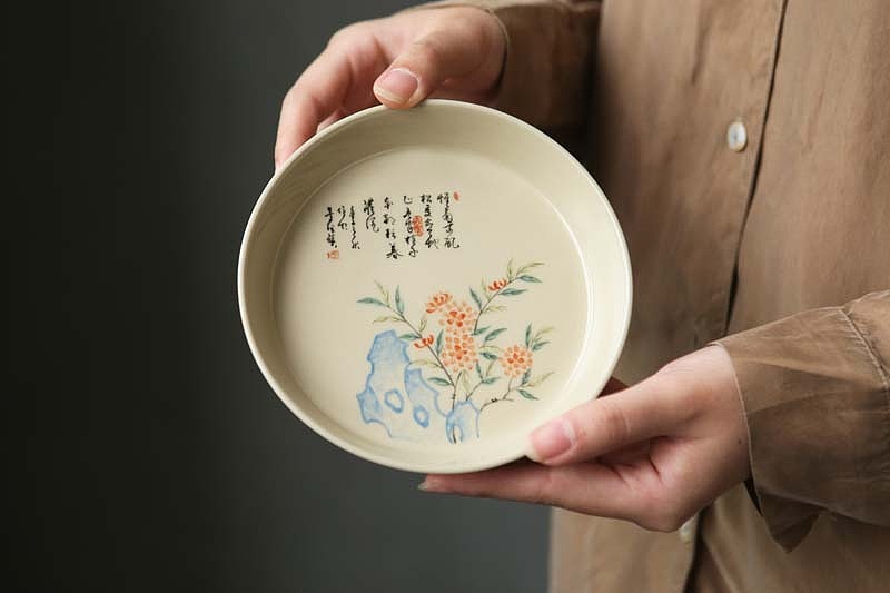 瓷礼记 桃花茶具套组