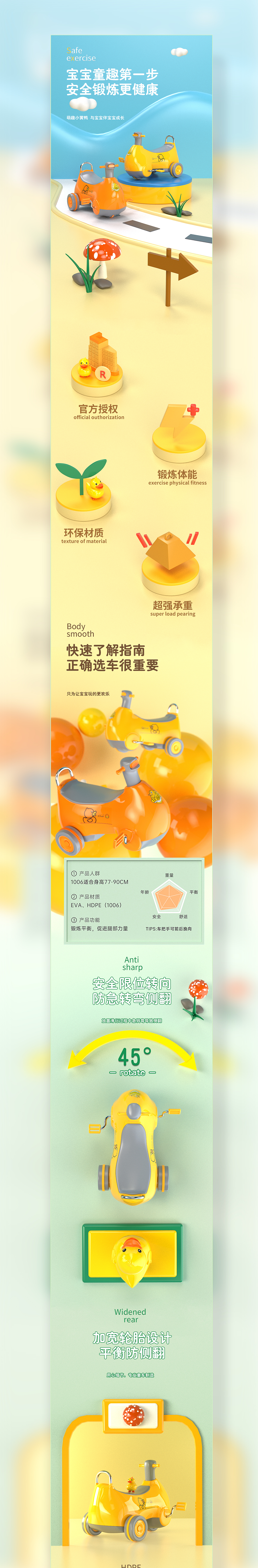 小黄鸭三轮车（图ZMjk0MDAzNzE2） - 电商 - 站酷设计师我是兔子君原创素材 - 站酷ZCOOL