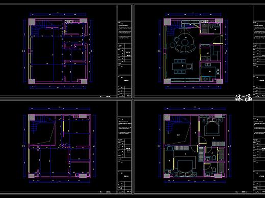 120平公寓施工图
