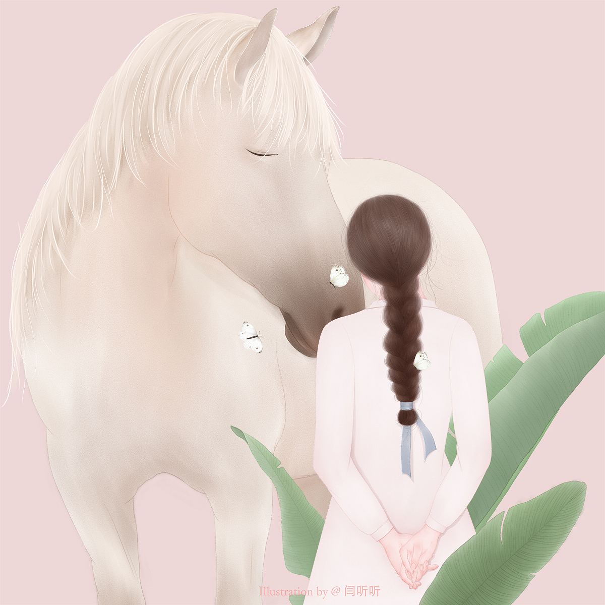 白马|插画|商业插画|闫听听_原创作品-站酷zcool