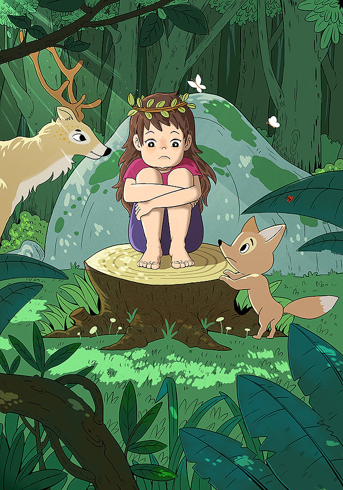 孤独的小女孩 352天前 33 1 0 合肥  |  插画师 原创  -  插画